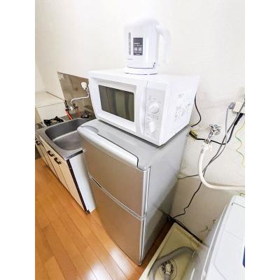 ●2026年4月27日から入居可●ユニオンマンスリー久米川２　206　1R・セミダブル☆バストイレ別＆モニター付きインターフォン完備＆２ドア冷蔵庫など生活家電のあるお部屋の物件画像