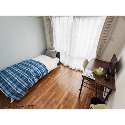 ユニオンマンスリー与野１　402　1K・セミシングル☆オートロック完備♪人気のデスク＆チェア付き♪■JR京浜東北線「与野駅」徒歩5分の物件画像