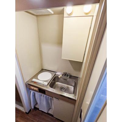 ユニオンマンスリー与野１　402　1K・セミシングル☆オートロック完備♪人気のデスク＆チェア付き♪■JR京浜東北線「与野駅」徒歩5分の物件画像