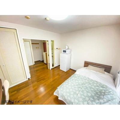 ユニオンマンスリー矢部１　104　1K・シングル☆人気の角部屋♪安心のオートロック＆モニター付きインターフォン♪の物件画像