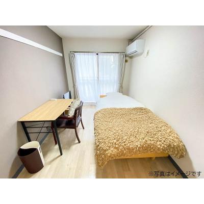 ユニオンマンスリー南与野１　106　1K・シングル☆安心のモニター付きインターフォン＆デスク・チェア＆冷蔵庫など生活家電完備♪Jの物件画像