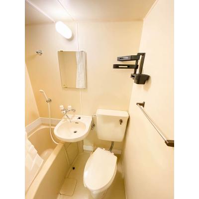 ユニオンマンスリー南与野１　106　1K・シングル☆安心のモニター付きインターフォン＆デスク・チェア＆冷蔵庫など生活家電完備♪Jの物件画像