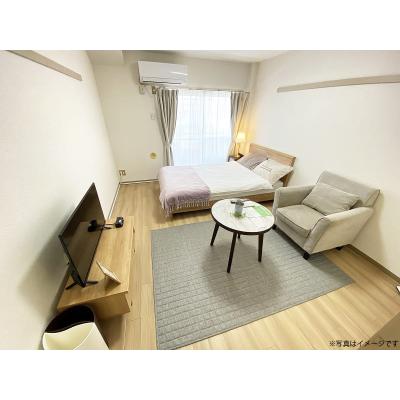 ユニオンマンスリー河辺１　205　1R・セミダブル☆快適なソファ付き♪■物件近くにスーパー「ビッグ・エー」ありの物件画像