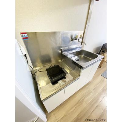 ユニオンマンスリー河辺１　205　1R・セミダブル☆快適なソファ付き♪■物件近くにスーパー「ビッグ・エー」ありの物件画像