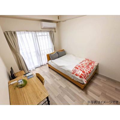 ユニオンマンスリー本厚木３　703　1R・セミダブル☆人気のデスク＆チェア付き♪安心のモニター付きインターフォン＆室内洗濯機♪の物件画像