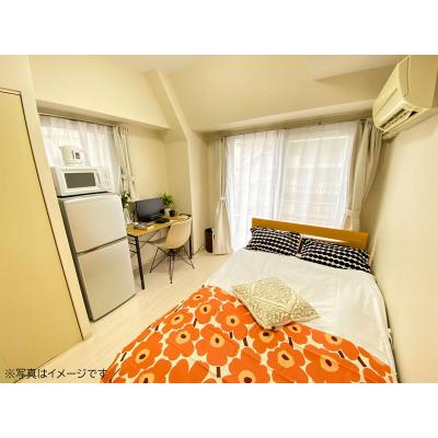 ユニオンマンスリー相模原ソレアード１　907　1K・セミダブル☆橋本駅まで1駅＆町田駅や新横浜駅まで乗換なし/角部屋＆デスク・チェアのお部屋の物件画像