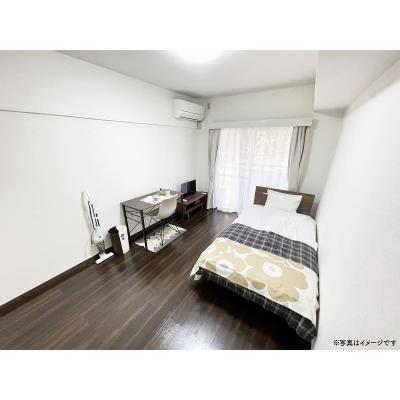 ユニオンマンスリー相鉄三ツ境５　202　1R・シングル☆モニター付きインターフォン＆室内洗濯機完備♪デスク・チェアのあるお部屋の物件画像