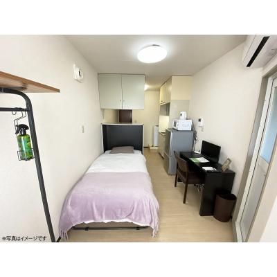 ユニオンマンスリー坂戸駅前１　306　1R・シングル☆人気の角部屋♪モニター付きインターフォン完備♪デスクとチェア付き♪の物件画像