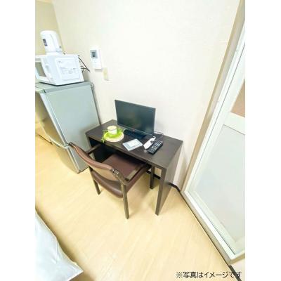 ユニオンマンスリー坂戸駅前１　306　1R・シングル☆人気の角部屋♪モニター付きインターフォン完備♪デスクとチェア付き♪の物件画像