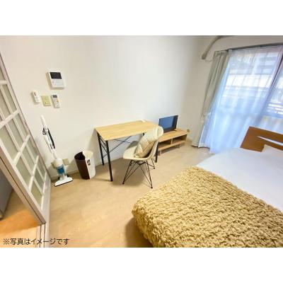 ユニオンマンスリー神奈川新町２　413　1K・シングル☆オートロック完備♪角部屋＆デスク・チェアのあるお部屋の物件画像