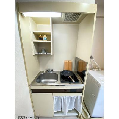 ユニオンマンスリー南多摩レジデンス１　302　1R・シングル☆【禁煙ルーム】◆インターネット固定回線（有線・Wi-Fi）無料の部屋◆人気の角部屋♪の物件画像