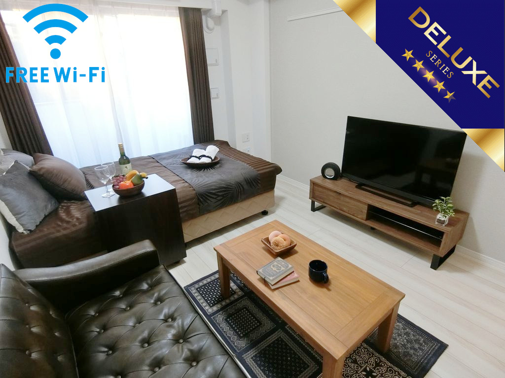 グッドステイ世田谷駒沢大学・三軒茶屋クレヴィスタ■『禁煙ルーム・25平米・Wi-Fi無制限・ローテーブル・ソファ』【デラックス】の物件画像