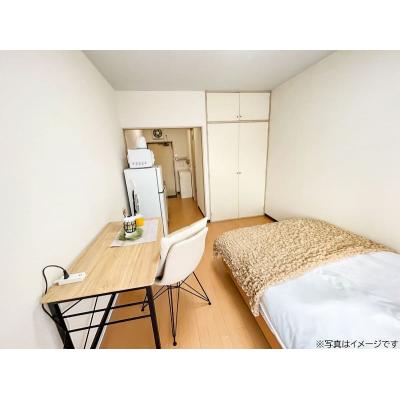 ●2026年4月23日から入居可●ユニオンマンスリー矢野口５　401　1R・セミダブル☆人気の角部屋＆デスク・チェア完備♪冷蔵庫や電子レンジなど生活家電のあるお部屋の物件画像