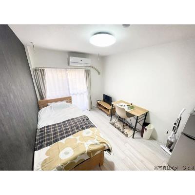 ユニオンマンスリー鶴川２　105　1R・シングル☆◆インターネット固定回線（有線・Wi-Fi）無料の部屋◆デスク・チェアのあるお部屋の物件画像