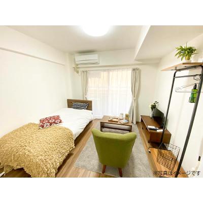 ユニオンマンスリー仙川ソアヴィータ１　402　1R・シングル☆【禁煙ルーム】ソファ・テーブル完備＆洗濯機や冷蔵庫など生活家電のあるお部屋の物件画像