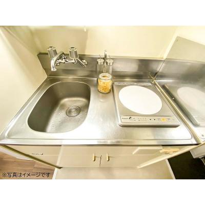 ユニオンマンスリー仙川ソアヴィータ１　402　1R・シングル☆【禁煙ルーム】ソファ・テーブル完備＆洗濯機や冷蔵庫など生活家電のあるお部屋の物件画像