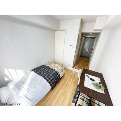 ユニオンマンスリー西川口４　311　1R・セミシングル☆人気の角部屋♪デスク・チェア完備＆冷蔵庫や洗濯機など生活家電のあるお部屋の物件画像