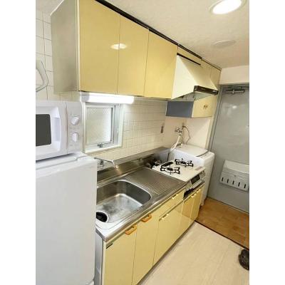 ユニオンマンスリー西国分寺３　104　1R・シングル☆人気の角部屋＆2面採光♪モニター付きインターフォン＆室内洗濯機完備！デスク・チェア付きの物件画像