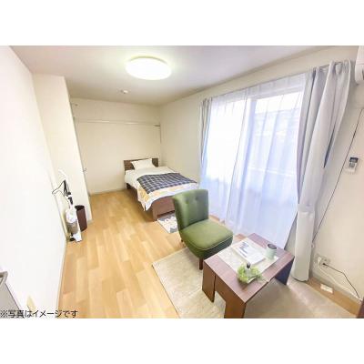 ユニオンマンスリー京成稲毛１　102　1K・シングル☆人気のバストイレ別＆独立洗面台＆温水洗浄便座♪ソファ・ローテーブルのある26㎡のお部屋の物件画像