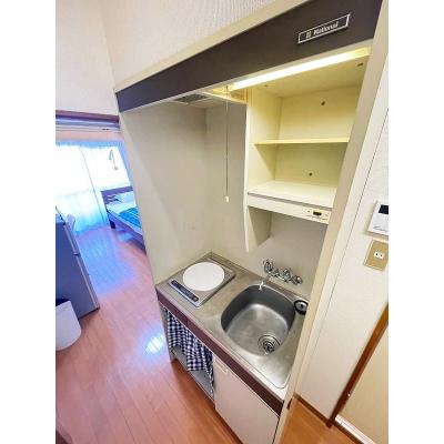 ユニオンマンスリー小手指２　105　1R・シングル☆デスク・チェア完備♪洗濯機や冷蔵庫など生活家電のあるお部屋の物件画像