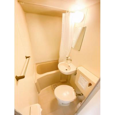 ユニオンマンスリー南柏２　401　1R・シングル☆人気の角部屋＆2面採光♪デスク・チェア完備♪洗濯機や冷蔵庫など生活家電のあるお部屋の物件画像