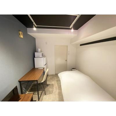 ●2026年2月8日から入居可●ユニオンマンスリー東伏見１　204　1K・シングル☆デスク・チェア完備♪室内洗濯機や冷蔵庫など生活家電のあるお部屋の物件画像