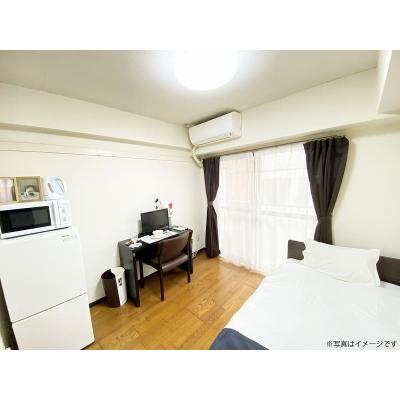 ●2026年1月27日から入居可●ユニオンマンスリー武蔵小杉駅前１　505　1R・シングル☆■1棟複数室有で法人もまとめて入居可♪デスク＆チェア付き♪２ドア冷蔵庫♪の物件画像