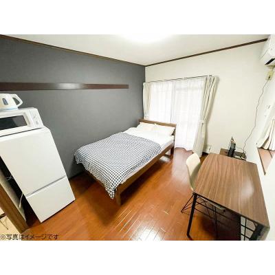 ユニオンマンスリー相模大野２　101　1K・セミダブル☆◆インターネット固定回線（有線・Wi-Fi）無料の部屋◆角部屋＆インターホン完備！の物件画像