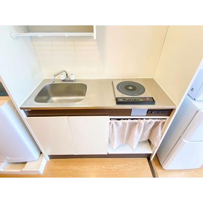 ユニオンマンスリー百合ヶ丘３　504　1R・セミダブル☆【禁煙ルーム】たっぷり収納2ドア冷蔵庫や電子レンジなど生活家電完備！の物件画像