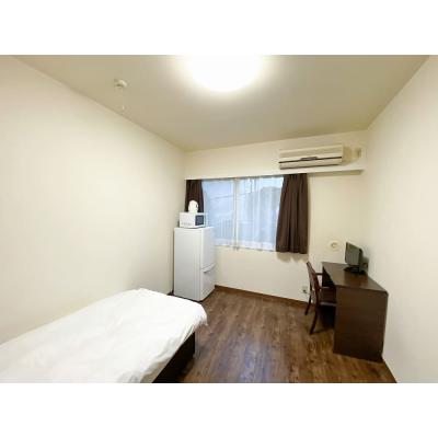 ユニオンマンスリー恵比寿６　102　1K・シングル☆山手線　恵比寿駅　徒歩11分！女性にも安心「オートロック」「室内洗濯機」の物件画像