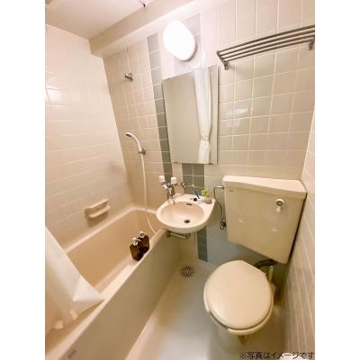 ユニオンマンスリー浦安２　312　1K・シングル☆セキュリティ面も安心の建物オートロック付♪室内洗濯機やデスク＆チェアがあるお部屋。物件近くにコンビニがあり便利の物件画像