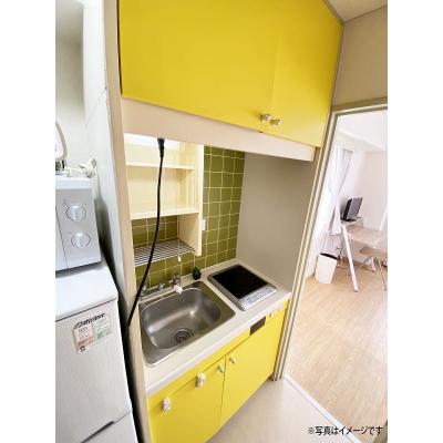 ユニオンマンスリー浦安２　501　1K・シングル☆安心のオートロック完備＆室内洗濯機♪デスク＆チェアや２ドア冷蔵庫などの家具家電付き。大手町・日本橋・西船橋まで乗換の物件画像