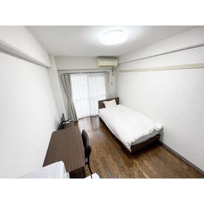 ユニオンマンスリー津田沼３　107　1K・シングル☆セキュリティ面も安心のモニター付きインターホン完備！うれしいたっぷり収納♪ショッピングモールの「ダイエー　モリシア津田沼店」徒歩圏内。津田の物件画像