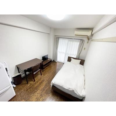 ユニオンマンスリー津田沼３　107　1K・シングル☆セキュリティ面も安心のモニター付きインターホン完備！うれしいたっぷり収納♪ショッピングモールの「ダイエー　モリシア津田沼店」徒歩圏内。津田の物件画像