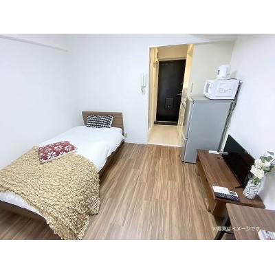 ユニオンマンスリー仙川ソアヴィータ１　201　1R・シングル☆【禁煙ルーム】人気の角部屋♪デスク・チェア完備＆洗濯機や冷蔵庫など生活家電のあるお部屋/桐朋学園大学まで徒の物件画像