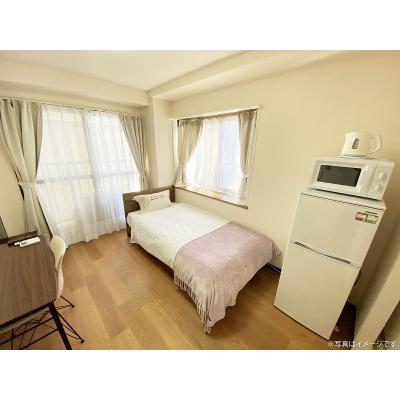 ●2026年1月18日から入居可●ユニオンマンスリー浦安６　203　1R・シングル☆浦安駅から徒歩/東京ベイ・浦安市川医療センターへ徒歩＆休日はバスでテーマパークへ直行♪デスク・チェア＆２ドア冷蔵庫の物件画像