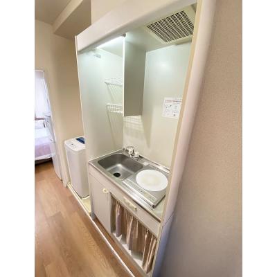 ●2026年1月18日から入居可●ユニオンマンスリー浦安６　203　1R・シングル☆浦安駅から徒歩/東京ベイ・浦安市川医療センターへ徒歩＆休日はバスでテーマパークへ直行♪デスク・チェア＆２ドア冷蔵庫の物件画像