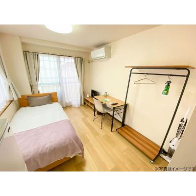 ユニオンマンスリー浦安６　401　1R・シングル☆人気の角部屋♪デスク・チェア完備＆室内洗濯機など生活家電のあるお部屋/浦安駅から徒歩/東京ベイ・浦安市川医療センタの物件画像