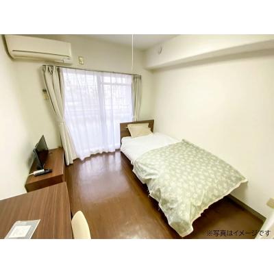 ユニオンマンスリー南柏２　303　1R・シングル☆女性も安心のモニター付きインターホン完備！デスク・チェアや洗濯機や冷蔵庫など生活家電のあるお部屋。JR常磐線沿線。物の物件画像