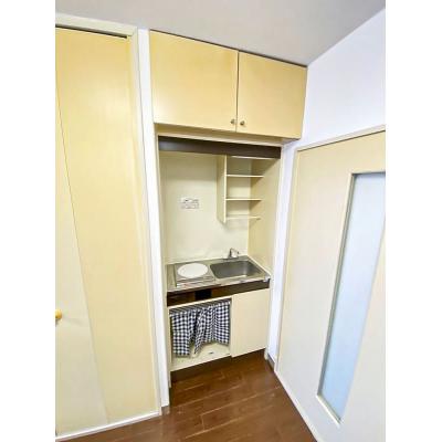 ユニオンマンスリー南柏２　303　1R・シングル☆女性も安心のモニター付きインターホン完備！デスク・チェアや洗濯機や冷蔵庫など生活家電のあるお部屋。JR常磐線沿線。物の物件画像