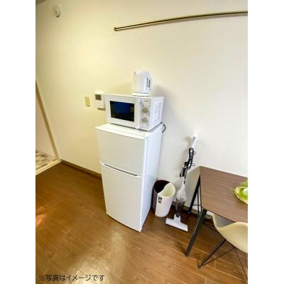 ユニオンマンスリー南柏２　303　1R・シングル☆女性も安心のモニター付きインターホン完備！デスク・チェアや洗濯機や冷蔵庫など生活家電のあるお部屋。JR常磐線沿線。物の物件画像