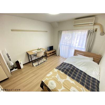 ユニオンマンスリー百草園１　111　1R・シングル☆セキュリティ面も安心のモニター付きインターホン完備！京王線　百草園駅　徒歩9分。百草駅駅前付近には0時まで営業のスーパー「FUJI　百草園の物件画像