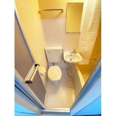 ユニオンマンスリー百草園１　111　1R・シングル☆セキュリティ面も安心のモニター付きインターホン完備！京王線　百草園駅　徒歩9分。百草駅駅前付近には0時まで営業のスーパー「FUJI　百草園の物件画像