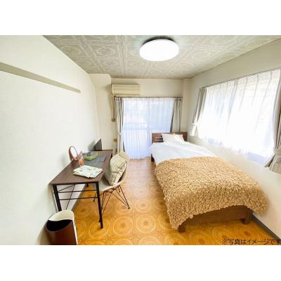 ユニオンマンスリー八王子北野５　207　1R・シングル☆人気の角部屋物件。駅前には23時半まで営業の「京王ストア」があり便利♪京王八王子駅まで電車で約3分/新宿や調布の物件画像