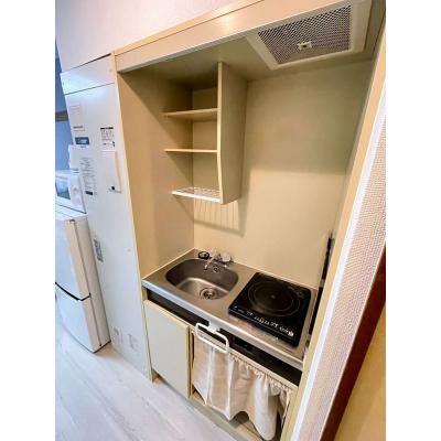 ユニオンマンスリー稲毛１　203　1R・セミダブル☆人気の角部屋＆バストイレ別＆デスク・チェア完備♪室内洗濯機や冷蔵庫など生活家電のあるお部屋/JR総武本線利用で錦糸町の物件画像