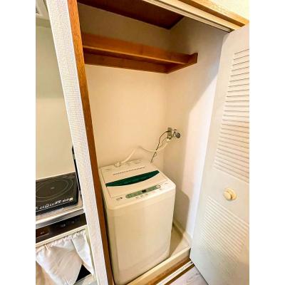 ユニオンマンスリー稲毛１　203　1R・セミダブル☆人気の角部屋＆バストイレ別＆デスク・チェア完備♪室内洗濯機や冷蔵庫など生活家電のあるお部屋/JR総武本線利用で錦糸町の物件画像