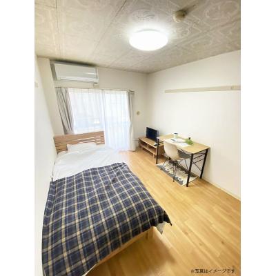 ●2026年5月4日から入居可●ユニオンマンスリー柿生３　214　1R・シングル☆人気の角部屋♪洗濯機や掃除機など生活家電完備！デスク・チェアのあるお部屋/小田急小田原線利用で、新百合ヶ丘駅まで1駅の物件画像