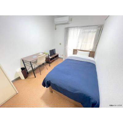 ユニオンマンスリー横浜戸塚３　108　1R・シングル☆【禁煙ルーム】デスク＆チェアや2ドア冷蔵庫などの家具家電付き。明治学院大学まで徒歩通学/JR湘南新宿ライン利用で横浜駅まで1駅＆渋谷駅やの物件画像