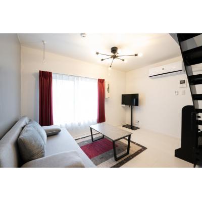 サンシャイン池袋も徒歩圏内/広々メゾネットタイプ/家具・家電完備/ラルーナ東池袋502の物件画像