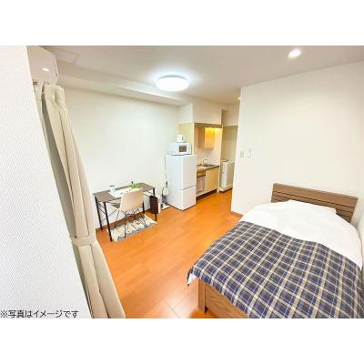 ●2026年5月6日から入居可●ユニオンマンスリー西川口７　104　1R・シングル☆【禁煙ルーム】セキュリティ面も安心のモニター付きインターホン完備。川口総合病院まで徒歩圏内/駅近くには24時の物件画像